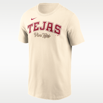 Texas Rangers City Connect Wordmark Men's Nike MLB T-Shirt. Nike.com